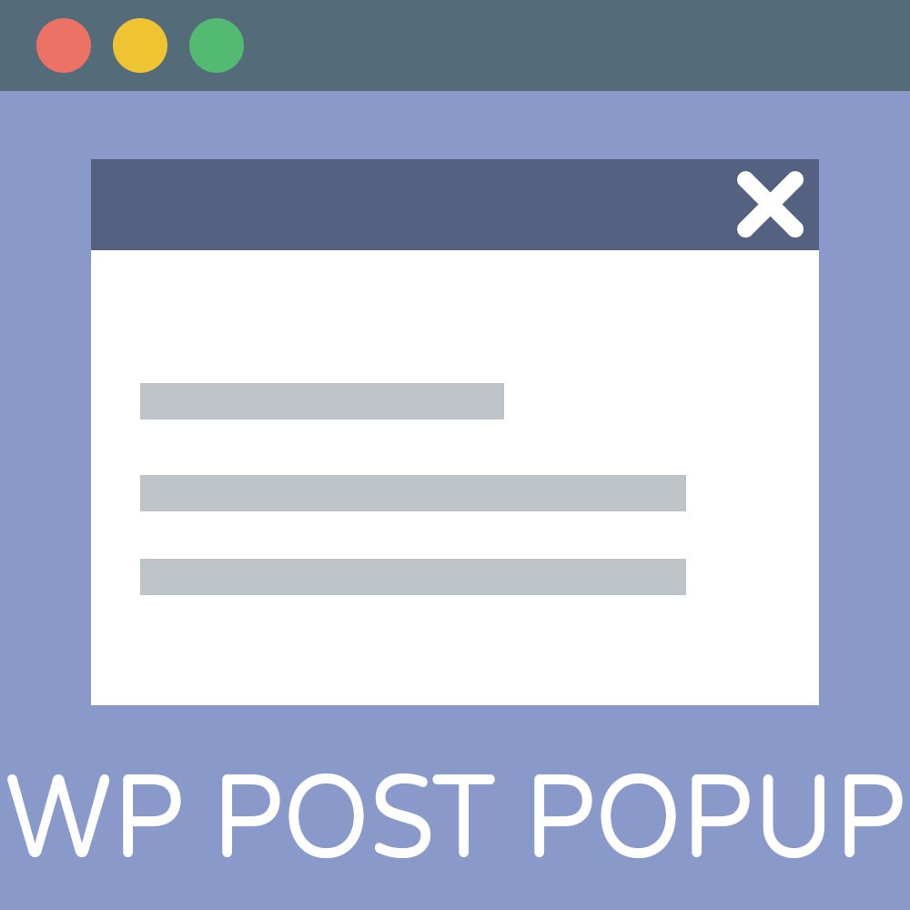 WP Post Popup Icon