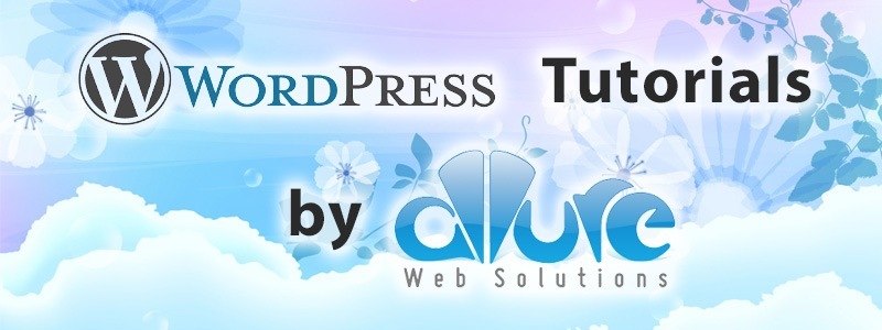 WordPress Tutorials by Allure Web Solutions