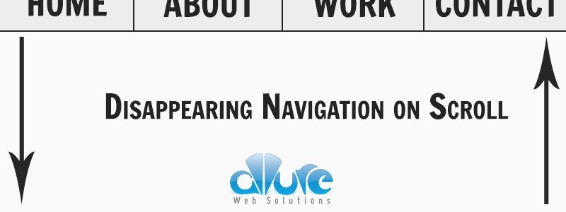 Disappearing Navigation on Scroll